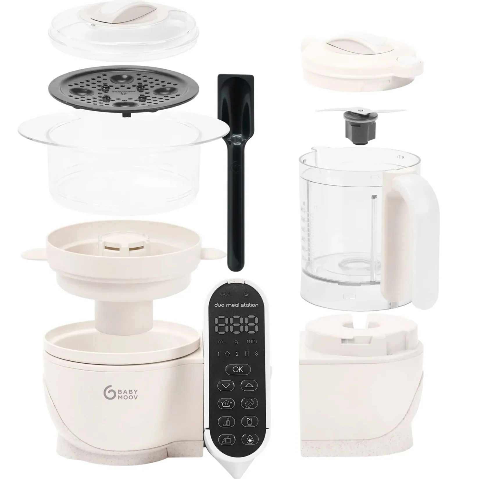 Cleaning & Food Preparation|Food Preparation>Babymoov 5-In-1 Duo Meal Station Nutribaby+