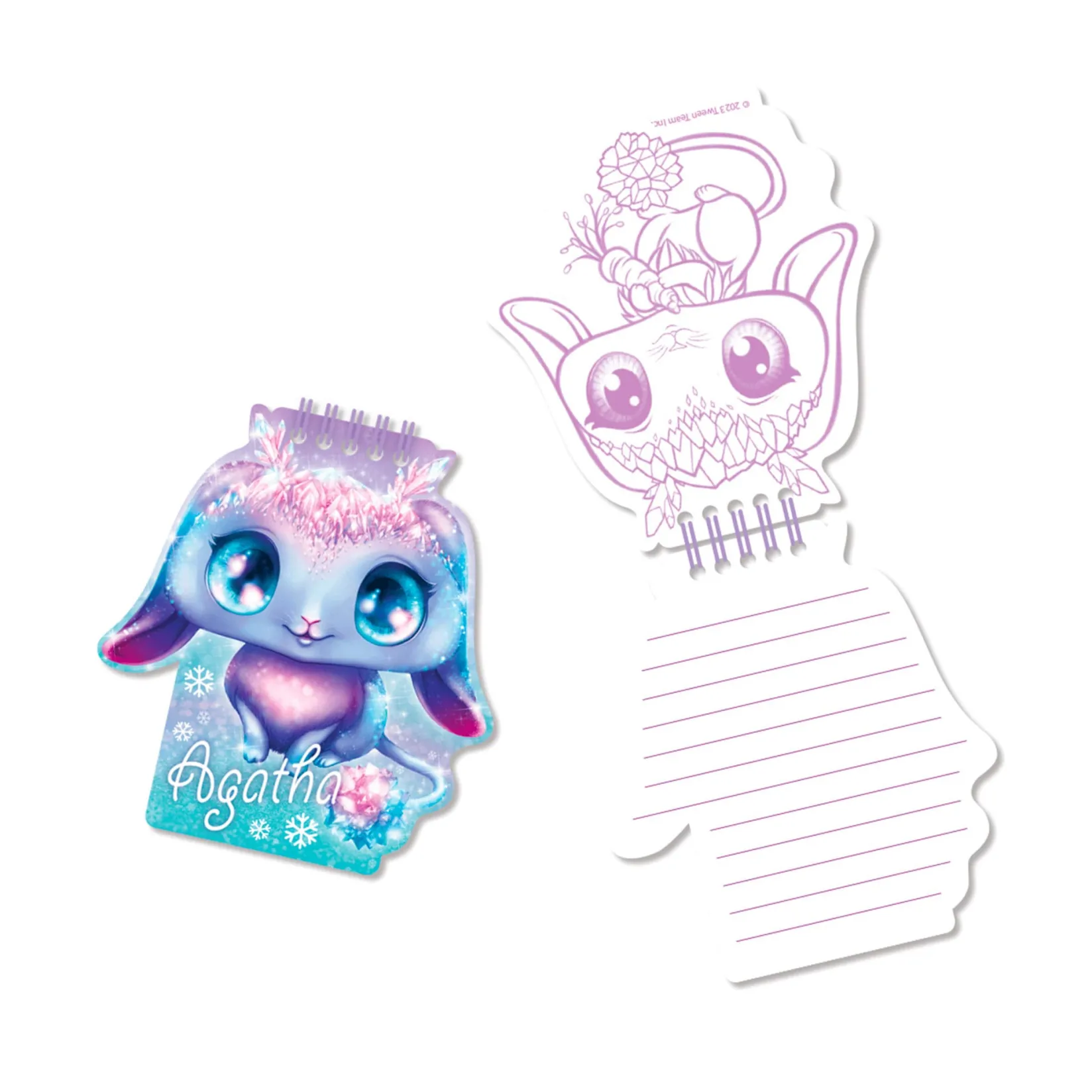 Diy & Activities>Amuze 2-in-1 Fuzzy Notebook - Agatha