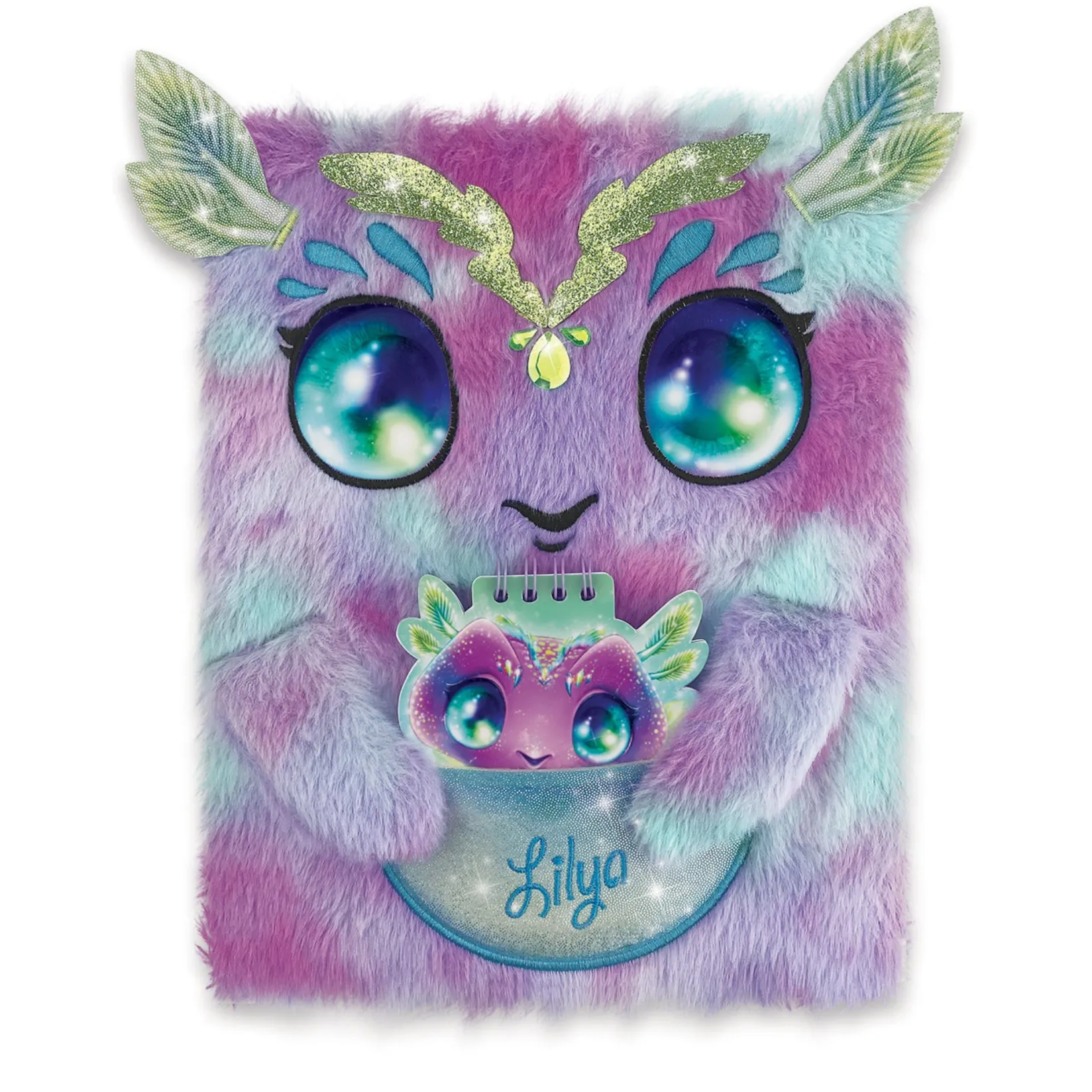 Diy & Activities>Amuze 2-in-1 Fuzzy Notebook - Lilya