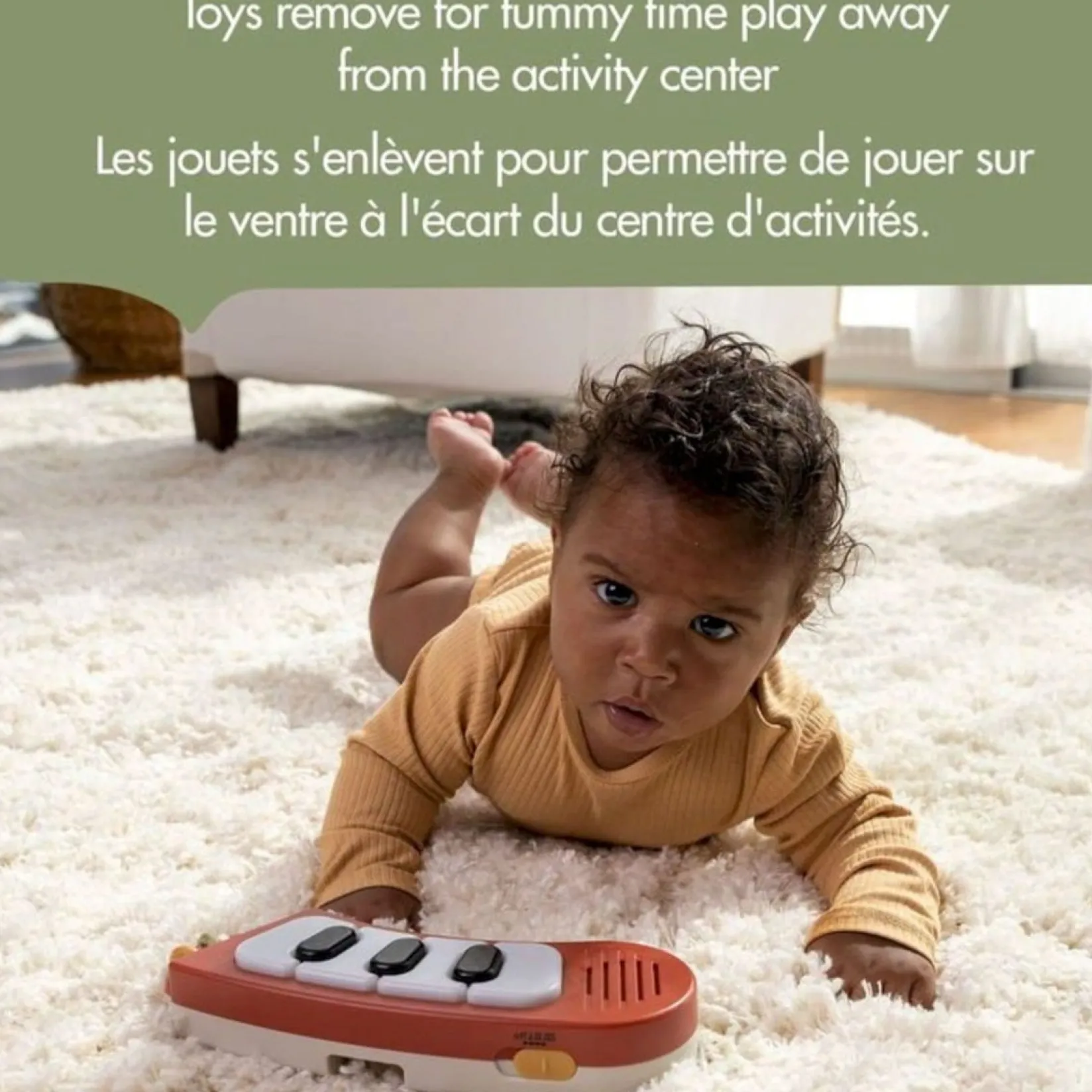 Online 5-in-1 Here I Grow Stationary Activity Center - Boho Chic Developmental Toys|Activity Centers & Walkers