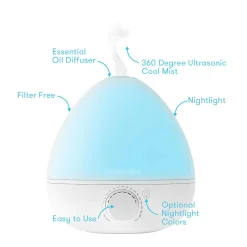 Sale 3-in-1 Humidifier Diffuser Nightlight - The BreatheFrida Humidifiers & Air Purifiers