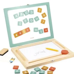 Diy & Activities>Janod 4-in-1 Portable Magnetic and Chalk Board