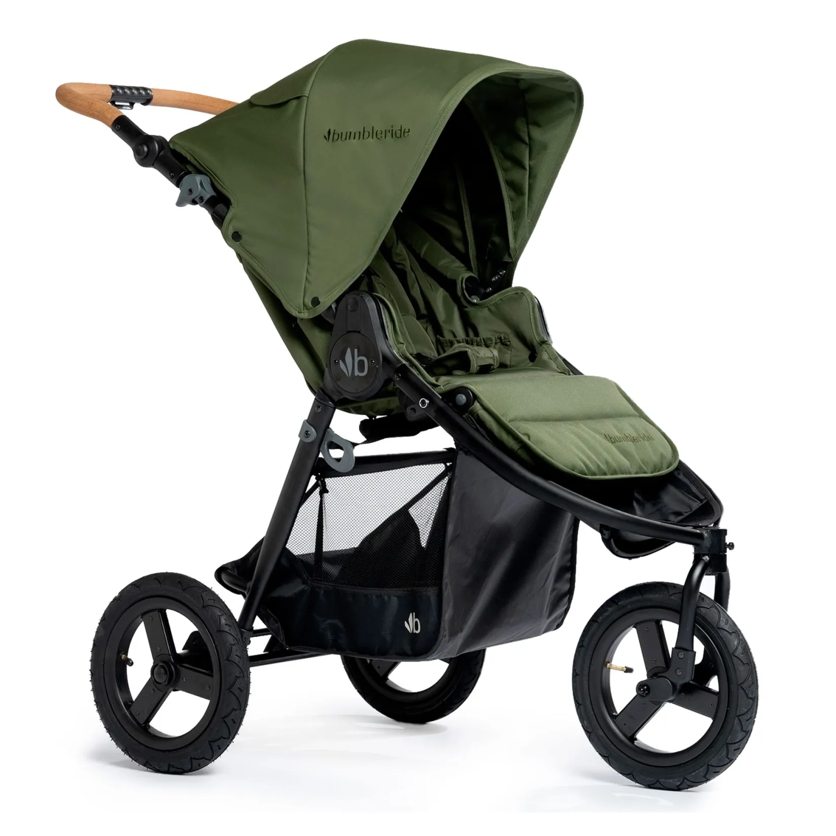 Strollers|Strollers & Trailers>Bumbleride INDIE All-Terrain Stroller - Olive (2024)