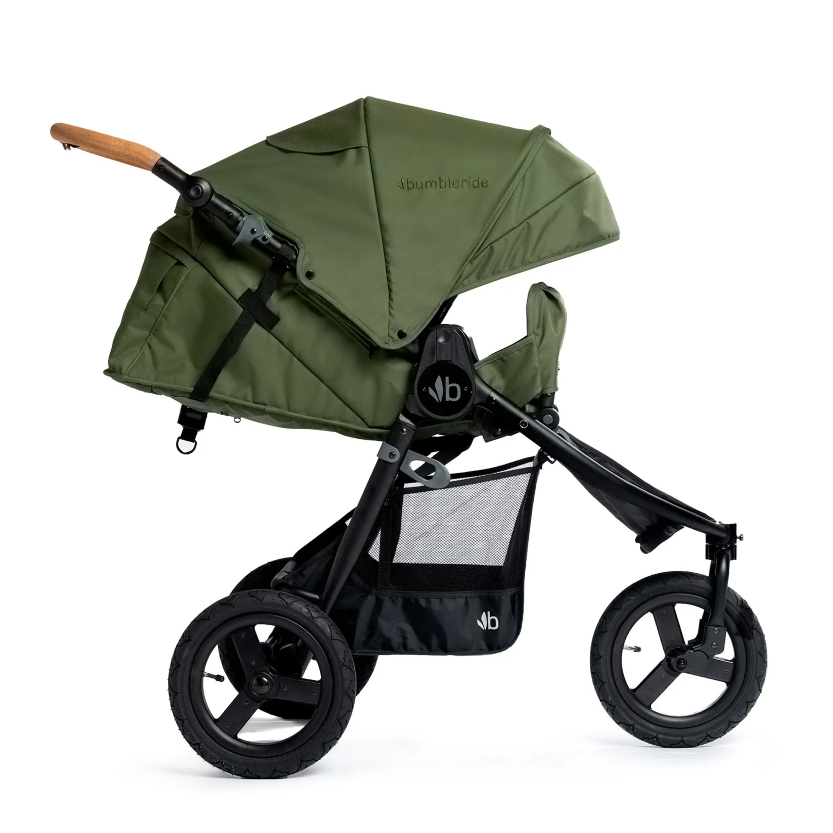 Strollers|Strollers & Trailers>Bumbleride INDIE All-Terrain Stroller - Olive (2024)