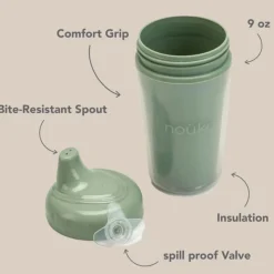 Hot Insulated Sippy Cup - Moss Kids Breastfeeding|Tableware