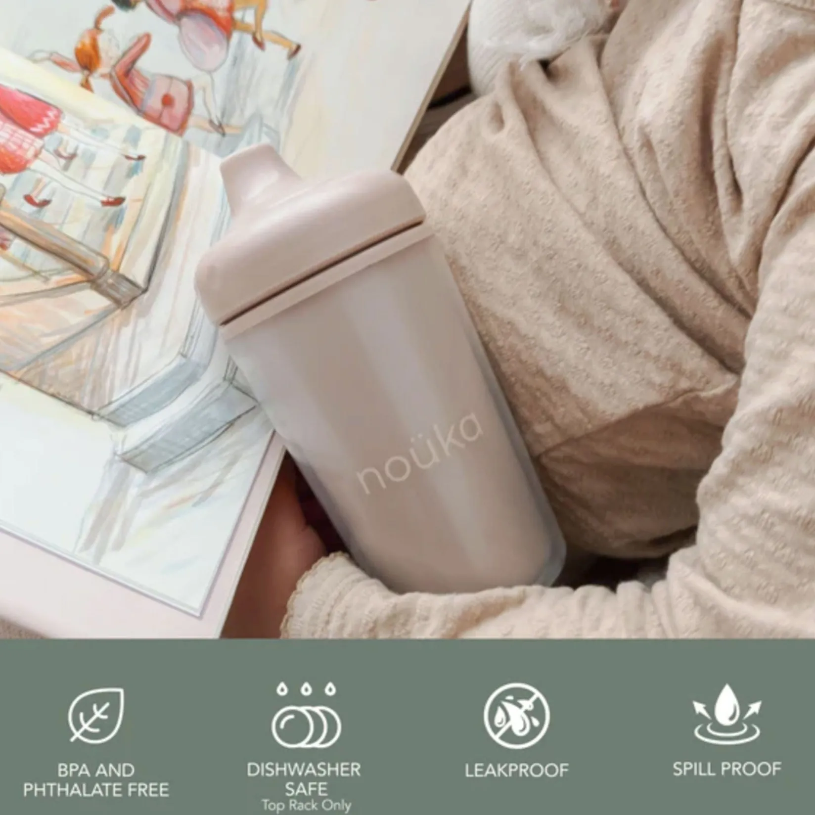 Outlet Insulated Sippy Cup - Soft Blush Kids Breastfeeding|Tableware