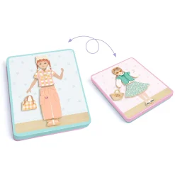 Board Games|Wooden Toys>Djeco Inzebox Dressing Wooden Magnet