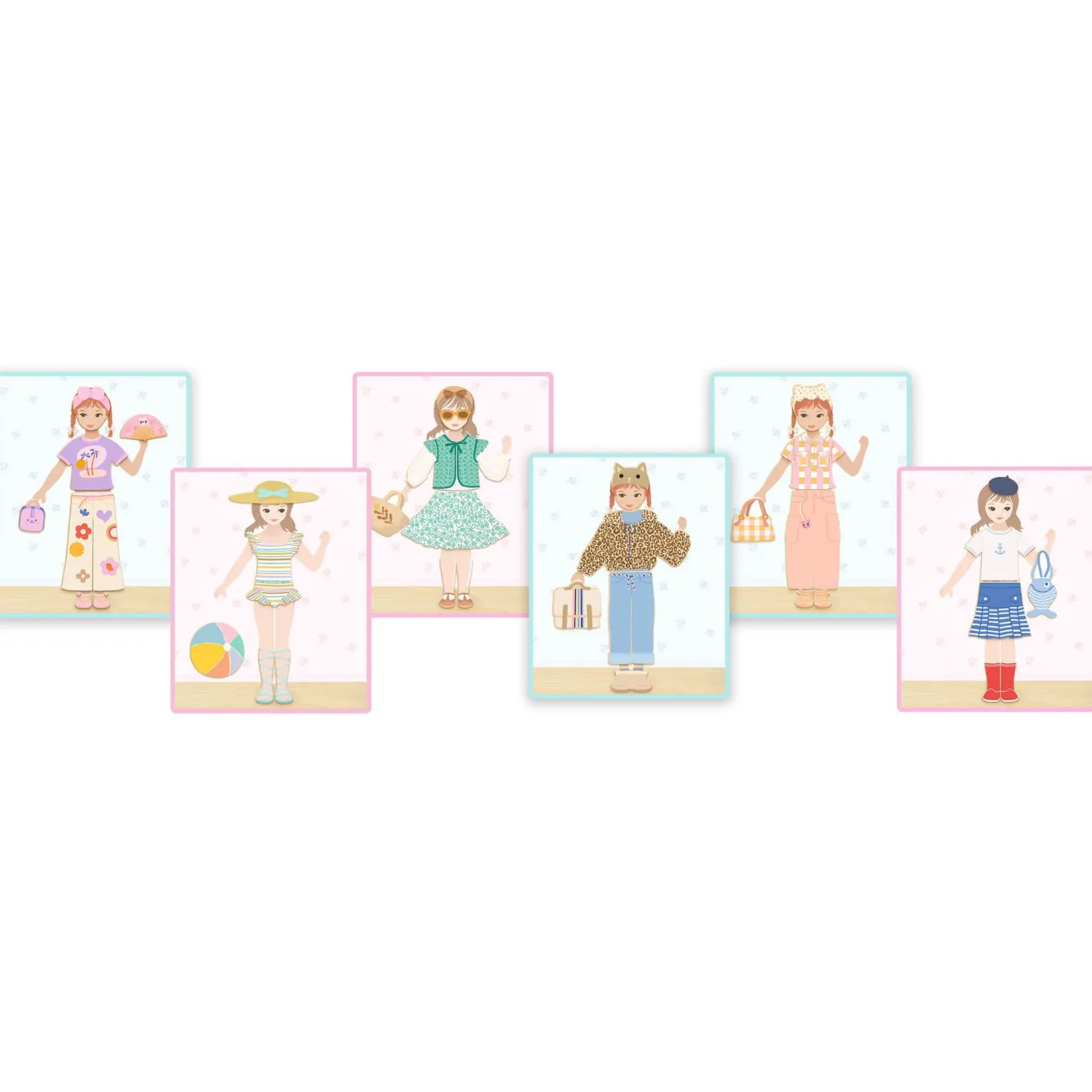 Board Games|Wooden Toys>Djeco Inzebox Dressing Wooden Magnet