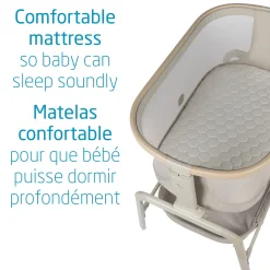 Playards & Bassinets|Playards & Bassinets>Maxi-cosi Iora Bedside Bassinet - Classic Oat