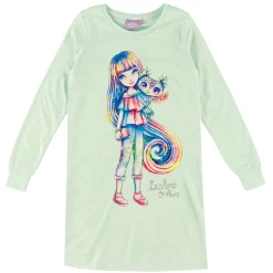 Pajamas & Bathrobes>Nebulous Stars Isadora Nightgown 4-12 Turquoise