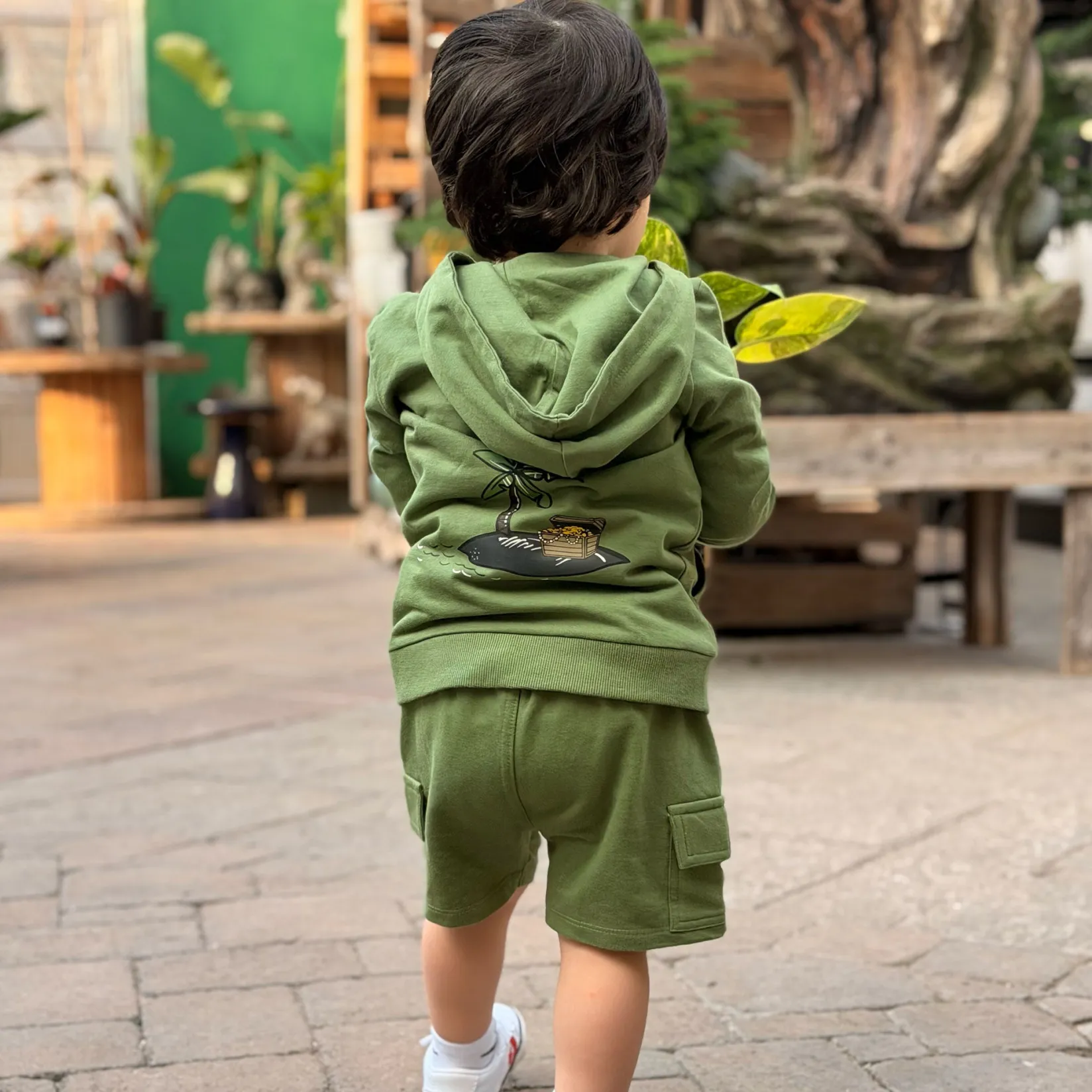 Fleeces And Sweatshirts|Tops>Camp by Birdz Island Hoodie 2-8y Vert