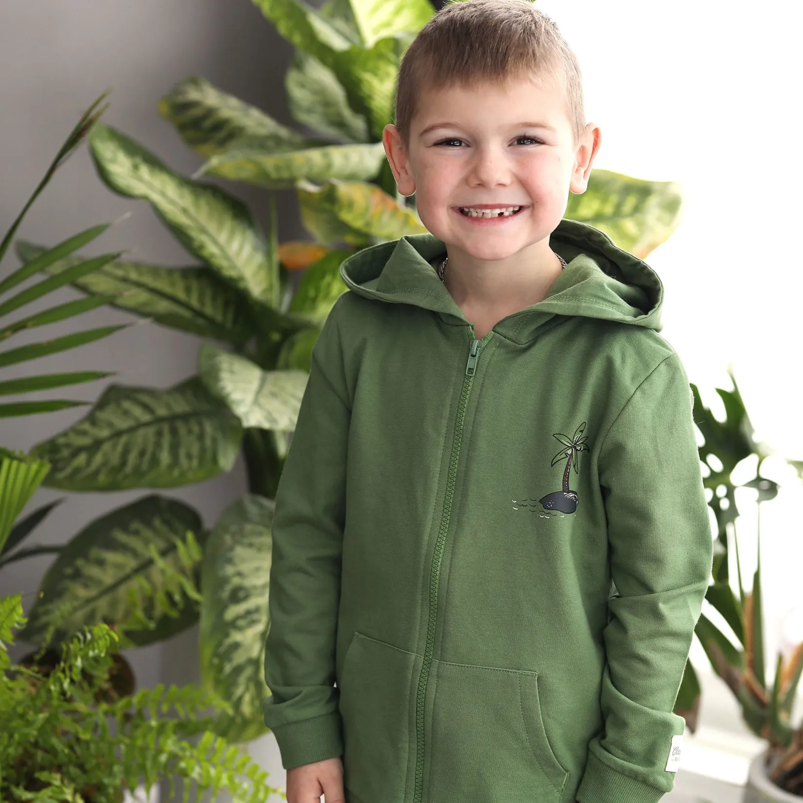 Fleeces And Sweatshirts|Tops>Camp by Birdz Island Hoodie 2-8y Vert
