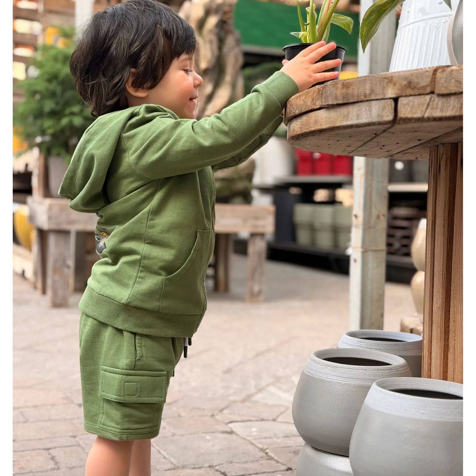 Fleeces And Sweatshirts|Tops>Camp by Birdz Island Hoodie 2-8y Vert