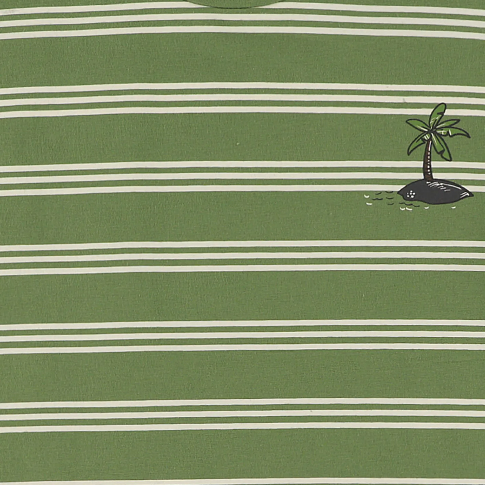 Tops>Camp by Birdz Island Striped T-shirt 2-8y Vert