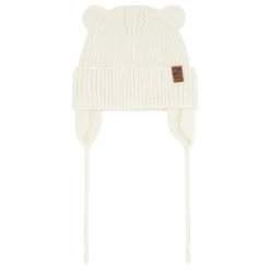 Beanies|Beanies>Deux par Deux Knit Hat 6-24m Ivory