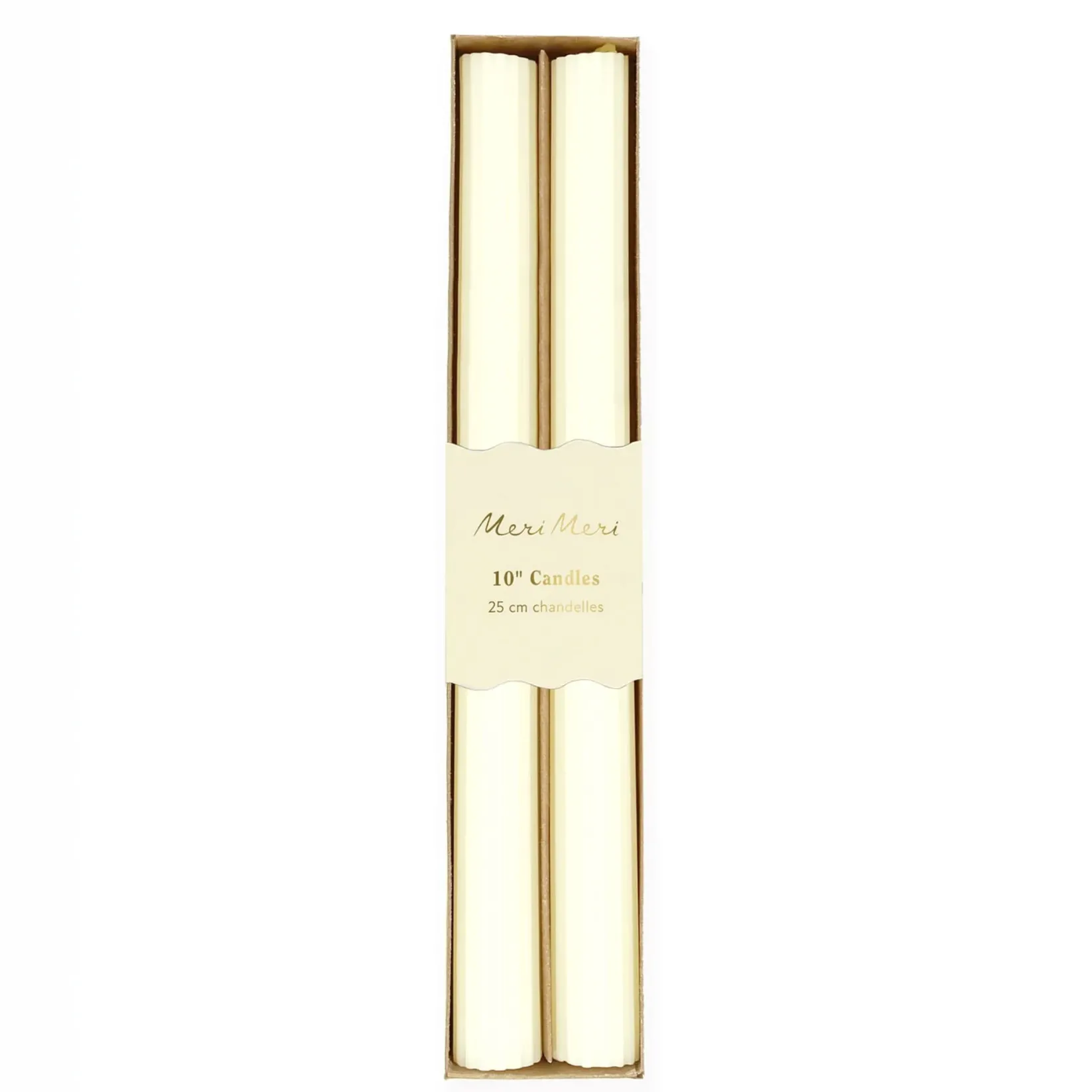 New Ivory Table Candles(2) Party Supplies