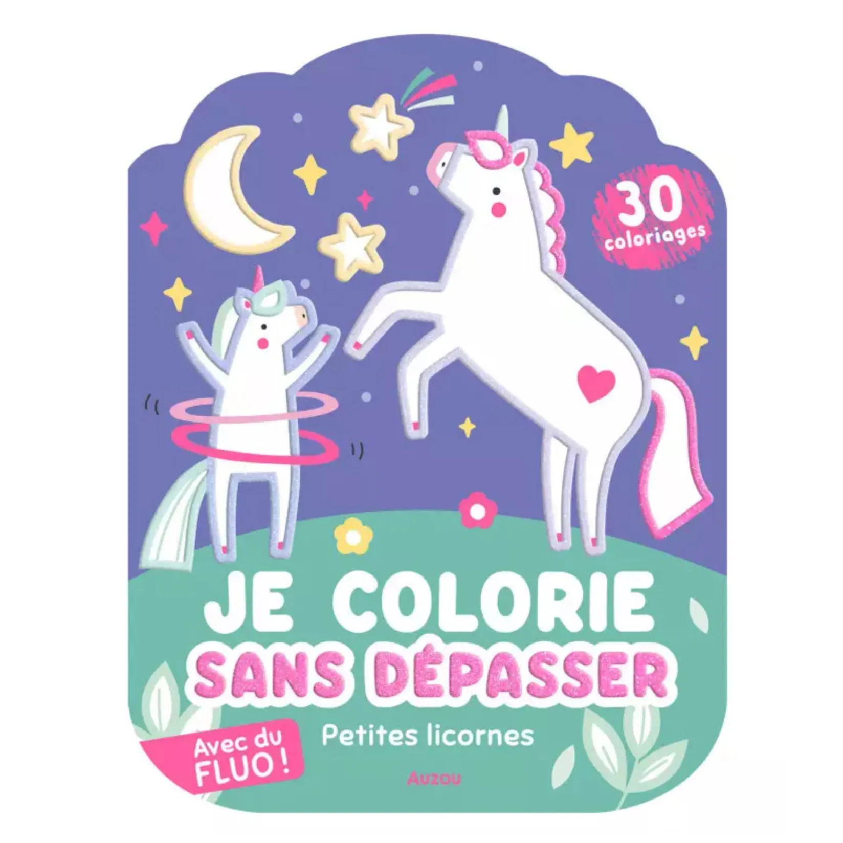 Diy & Activities>Auzou Je Colorie Sans Dépasser - Petites Licornes
