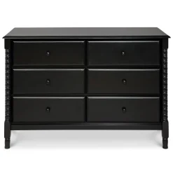 Storage Furniture>DaVinci Jenny Lind Spindle 6-Drawer Dresser - Ebony