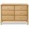 Storage Furniture>DaVinci Jenny Lind Spindle 6-Drawer Dresser - Honey