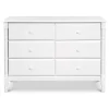 Storage Furniture>DaVinci Jenny Lind Spindle 6-Drawer Dresser - White