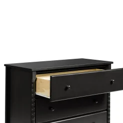 Hot Jenny Lind Spindle 3-Drawer Dresser - Ebony Black Storage Furniture