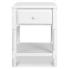 Nightstands>DaVinci Jenny Lind Spindle Nightstand - White