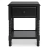 Nightstands>DaVinci Jenny Lind Spindle Nightstand - Ebony