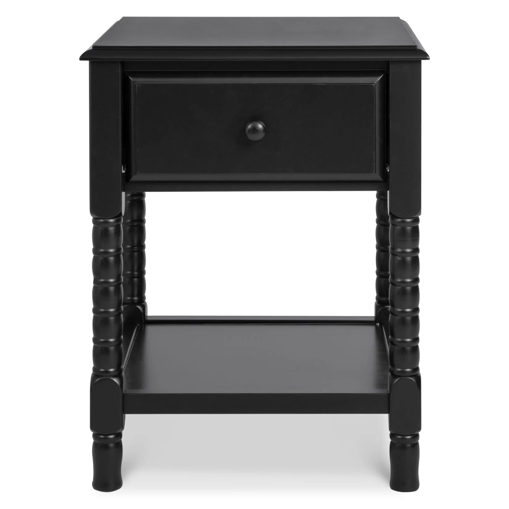 Nightstands>DaVinci Jenny Lind Spindle Nightstand - Ebony