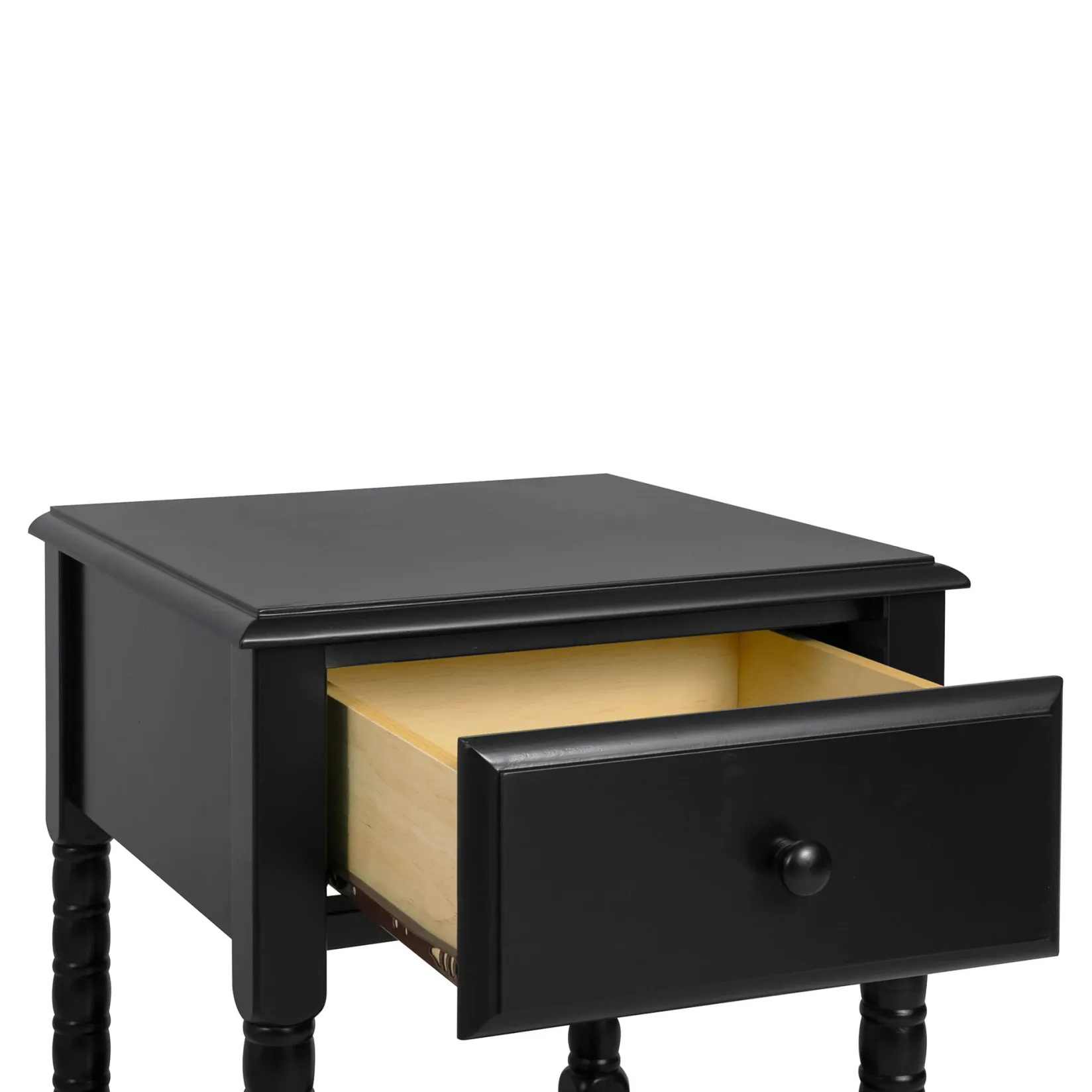 Nightstands>DaVinci Jenny Lind Spindle Nightstand - Ebony