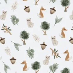 Clearance Jersey Sherpa Blanket - Forest Retreat Kids Blankets|Blankets