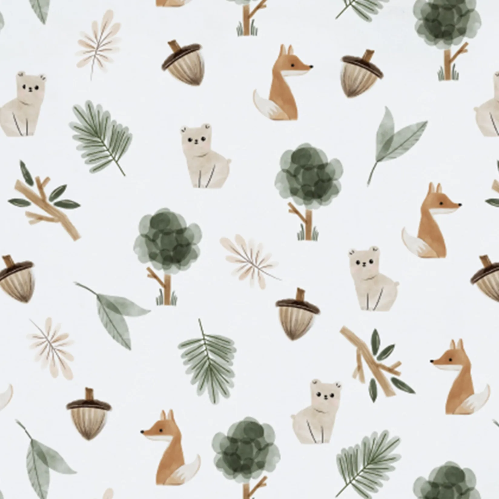 Clearance Jersey Sherpa Blanket - Forest Retreat Kids Blankets|Blankets