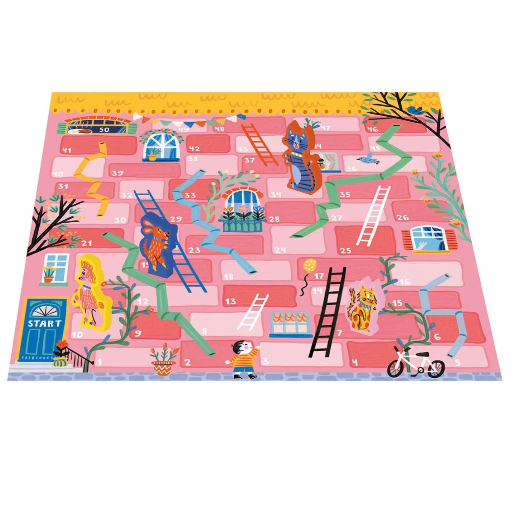 Board Games>Auzou Jeu de Serpents et Échelles