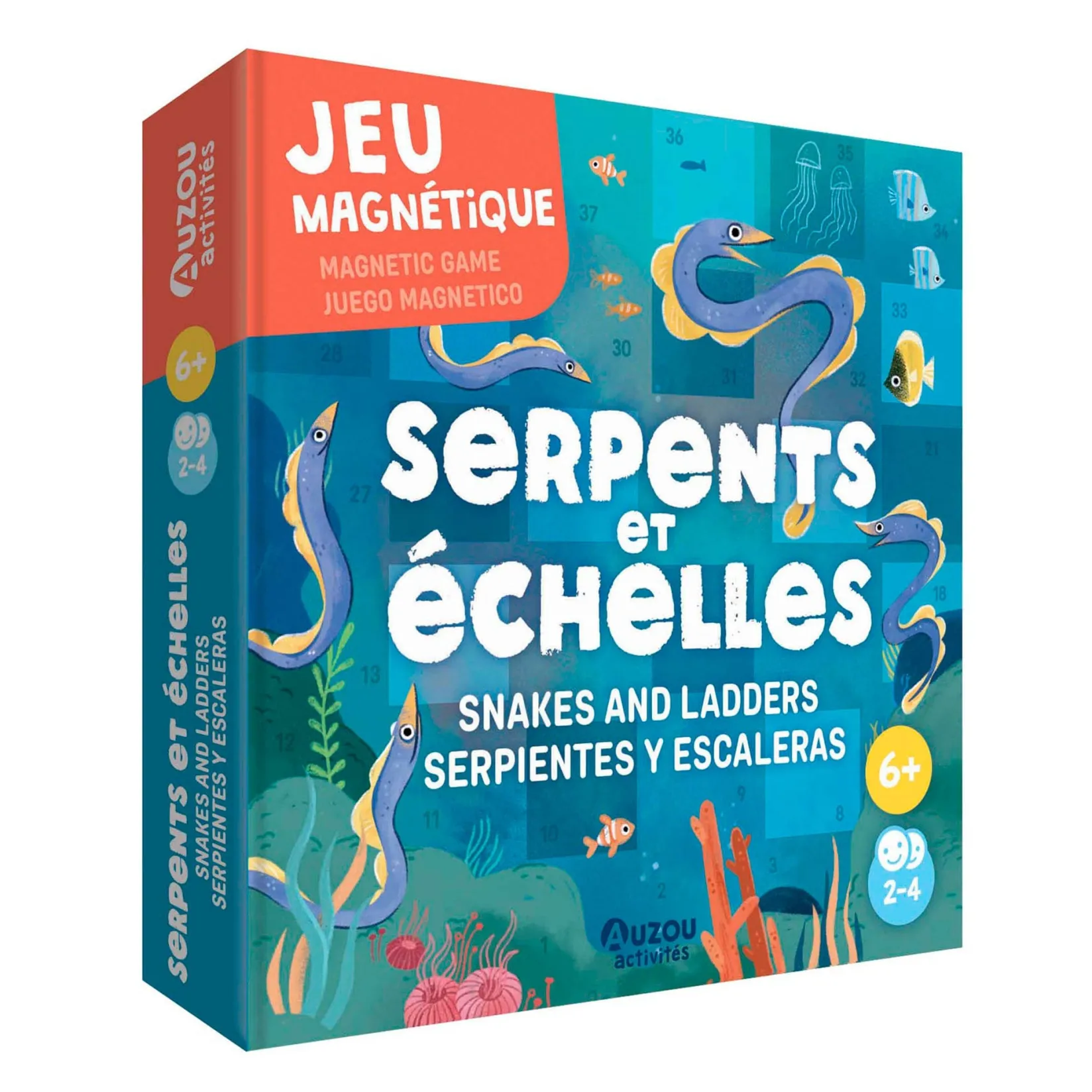 Board Games>Auzou Jeu Magnétique Serpents Échelles