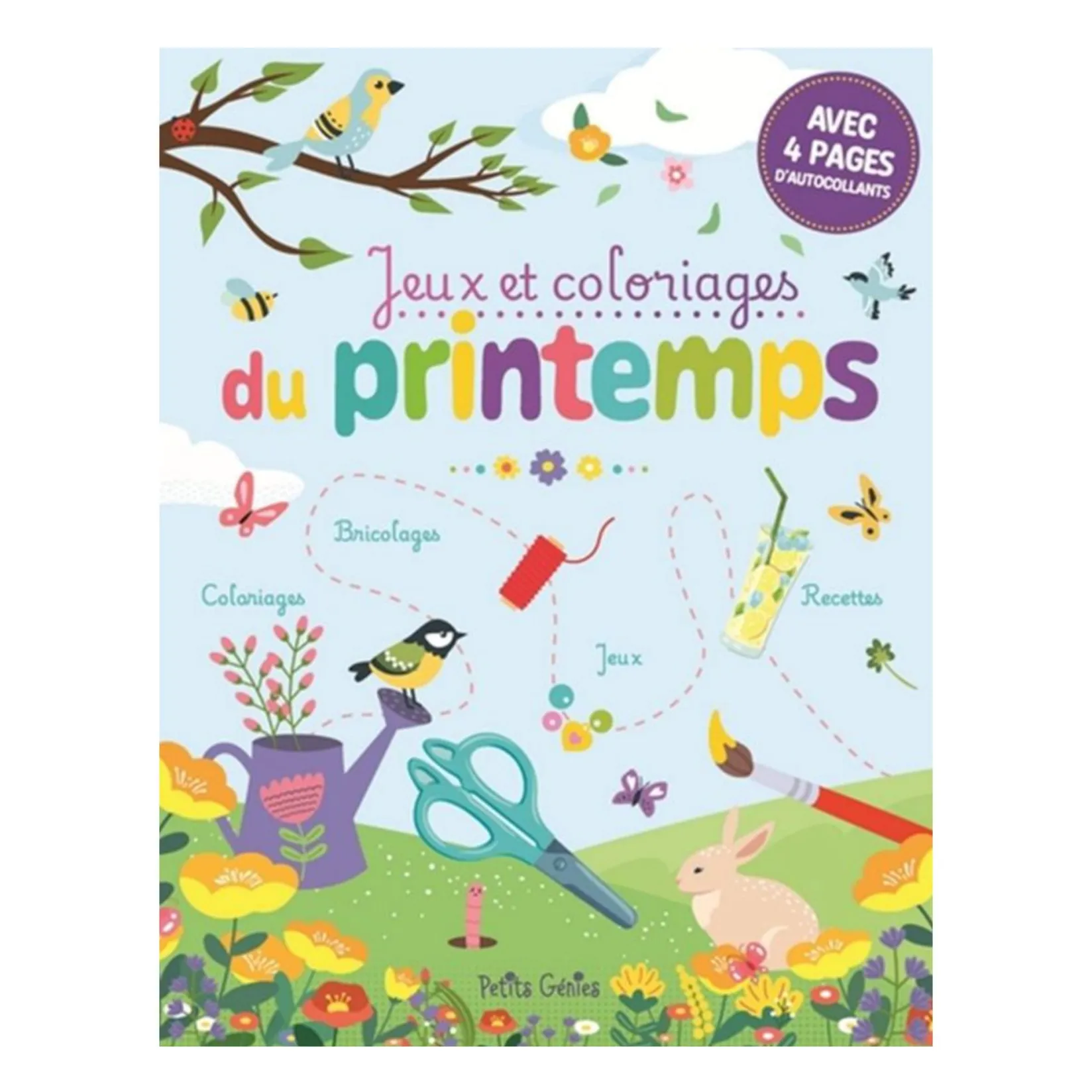 Quebec Books|4 Years And Over>Prologue Jeux Et Coloriage Du Printemps