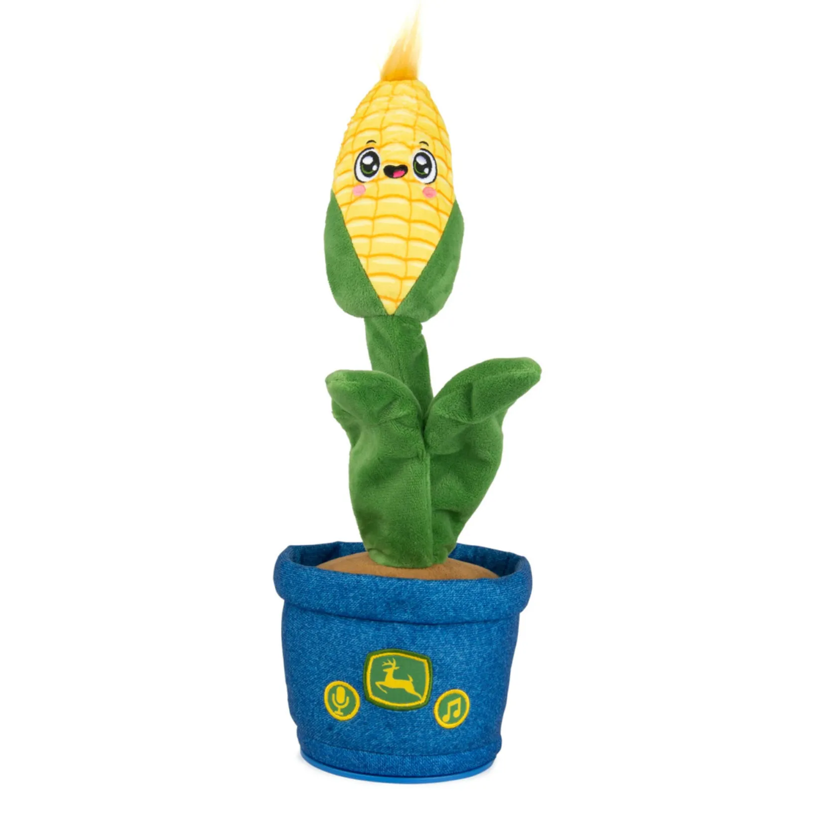 Musical Toys|Developmental Toys>Lamaze John Deere Corny Dancer Plush Musical Toy