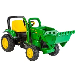Motorized & Electronic|Walkers>Peg Perego John Deere Front Loader - Green/Yellow