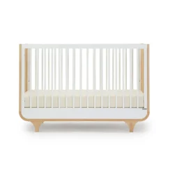 Outlet Jolly 3-In-1 Convertible Crib - White/Natural Cribs & Mattresses|Cribs & Mattresses