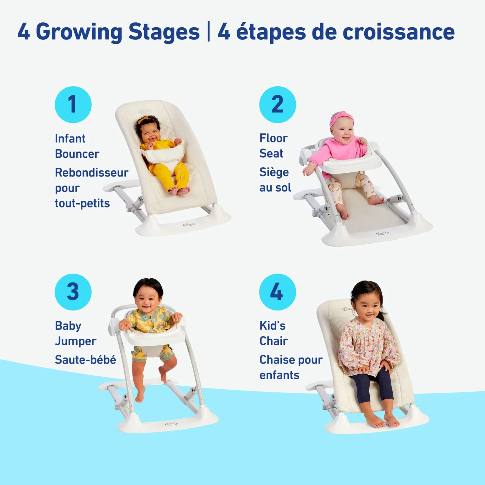 Swings & Rockers>Graco JumpStart 4in1 Activity Bounce - Wren