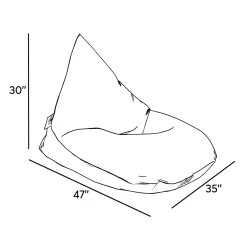 Online Junior Bean Bag Original - Stone Kid'S Tables & Chairs