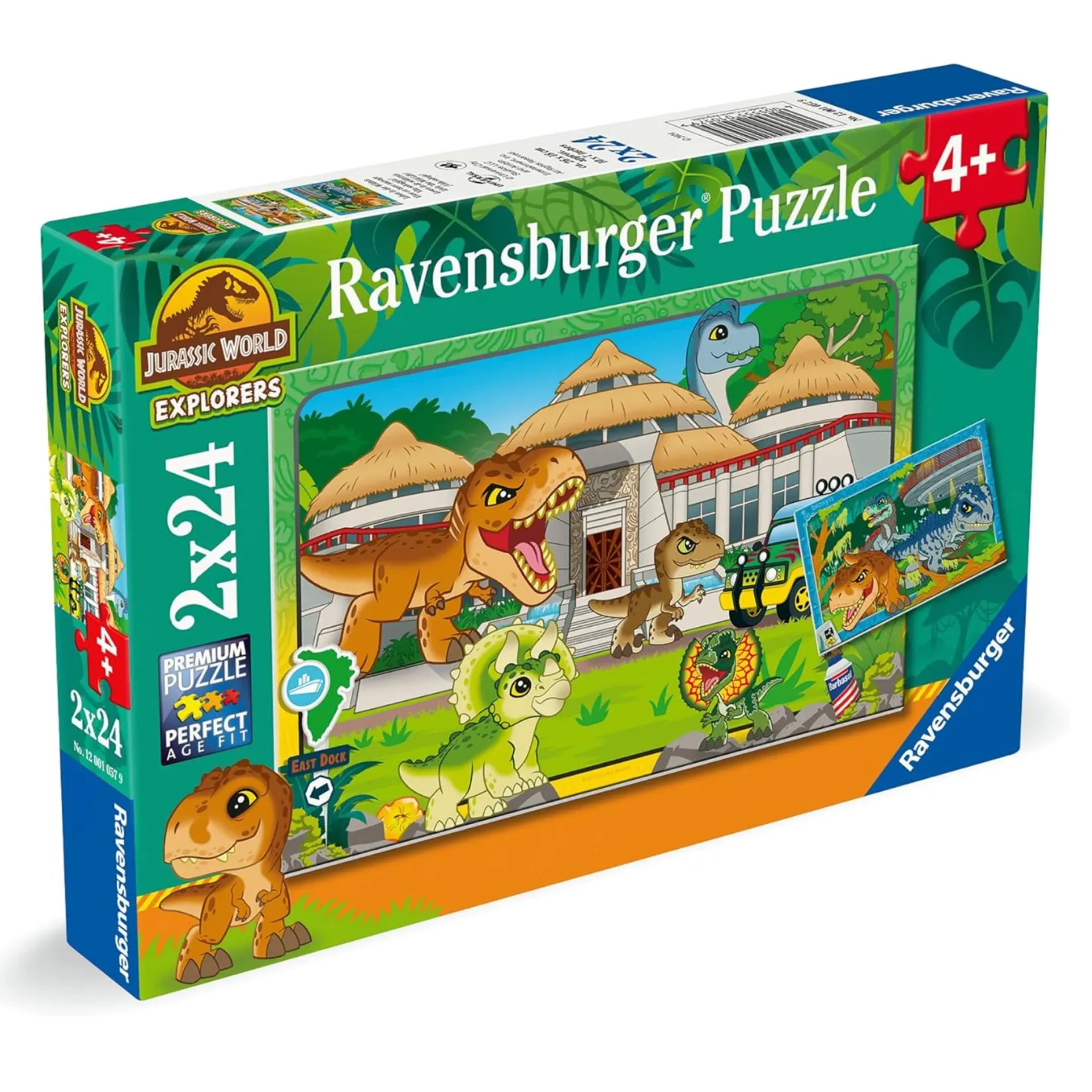 Hot Jurassic World Explorers Puzzle 2x24p Kids Puzzles