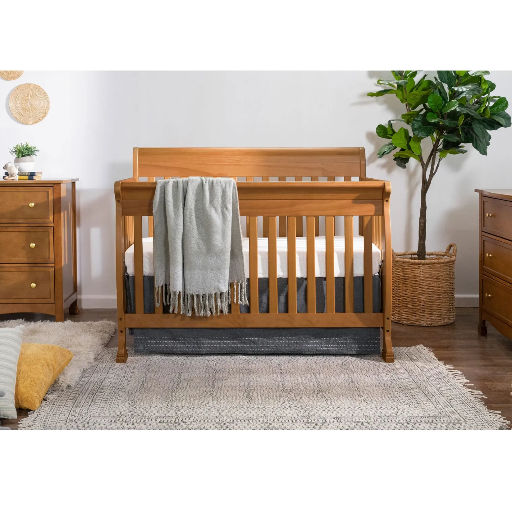 Discount Kalani 4-in-1 Convertible Crib - Chestnut Cribs & Mattresses|Cribs & Mattresses