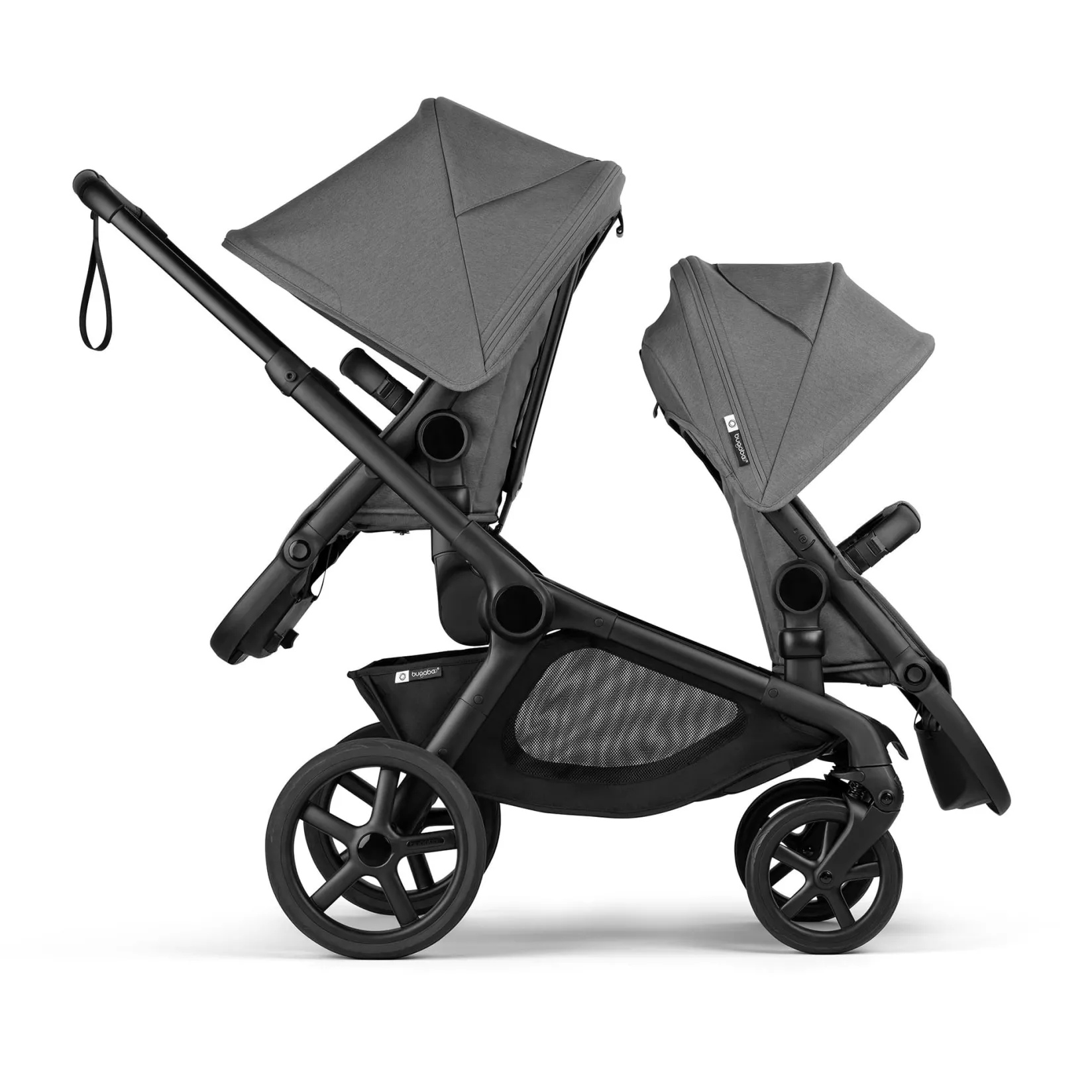 Strollers|Strollers & Trailers>Bugaboo Kangaroo Sibling Seat - Black/Moon Grey