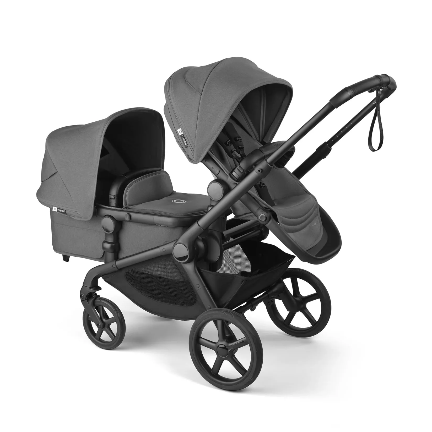 Strollers|Strollers & Trailers>Bugaboo Kangaroo Sibling Seat - Black/Moon Grey