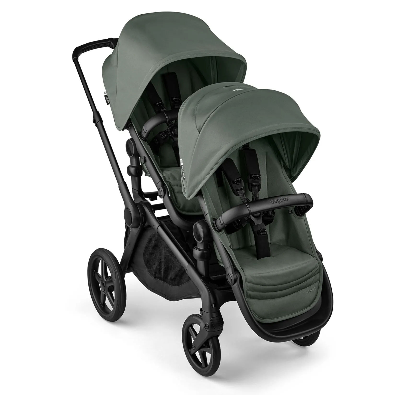 New Kangaroo Sibling Seat - Black / Forest Green Kids Strollers|Strollers & Trailers