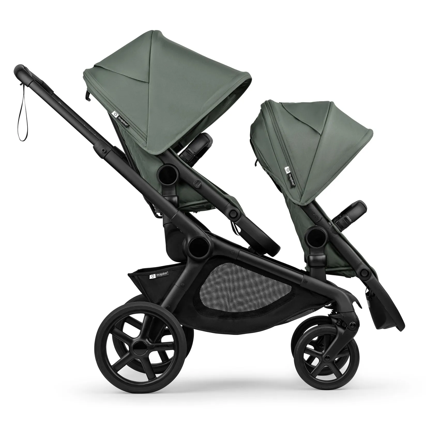 New Kangaroo Sibling Seat - Black / Forest Green Kids Strollers|Strollers & Trailers