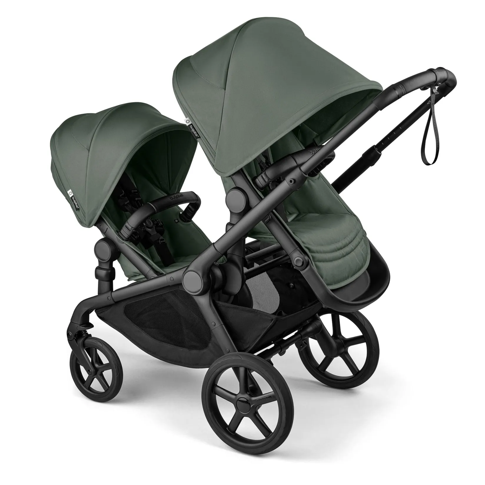 New Kangaroo Sibling Seat - Black / Forest Green Kids Strollers|Strollers & Trailers