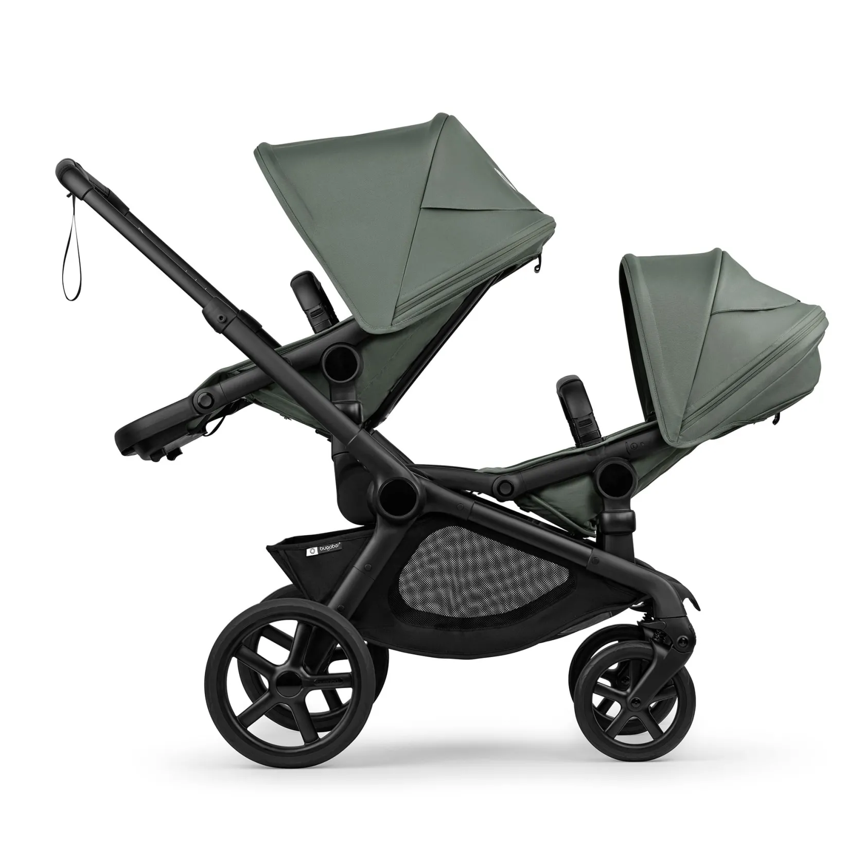 New Kangaroo Sibling Seat - Black / Forest Green Kids Strollers|Strollers & Trailers