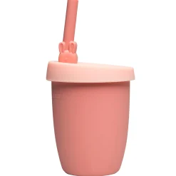Online Kids Silicone Cup with Straw - Bunny Kids Breastfeeding|Tableware