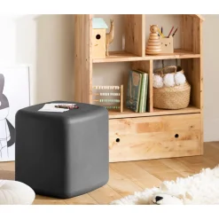 Hot Kids Stool / Nightstand - Sweedi Dark Gray Gliders & Rocking Chairs|Gliders & Rocking Chairs