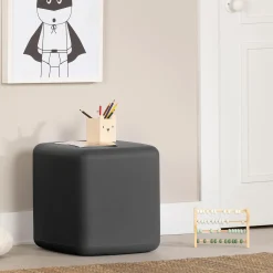 Hot Kids Stool / Nightstand - Sweedi Dark Gray Gliders & Rocking Chairs|Gliders & Rocking Chairs